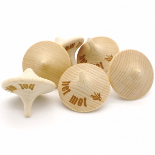 Wooden spinning top - 70% PEFC